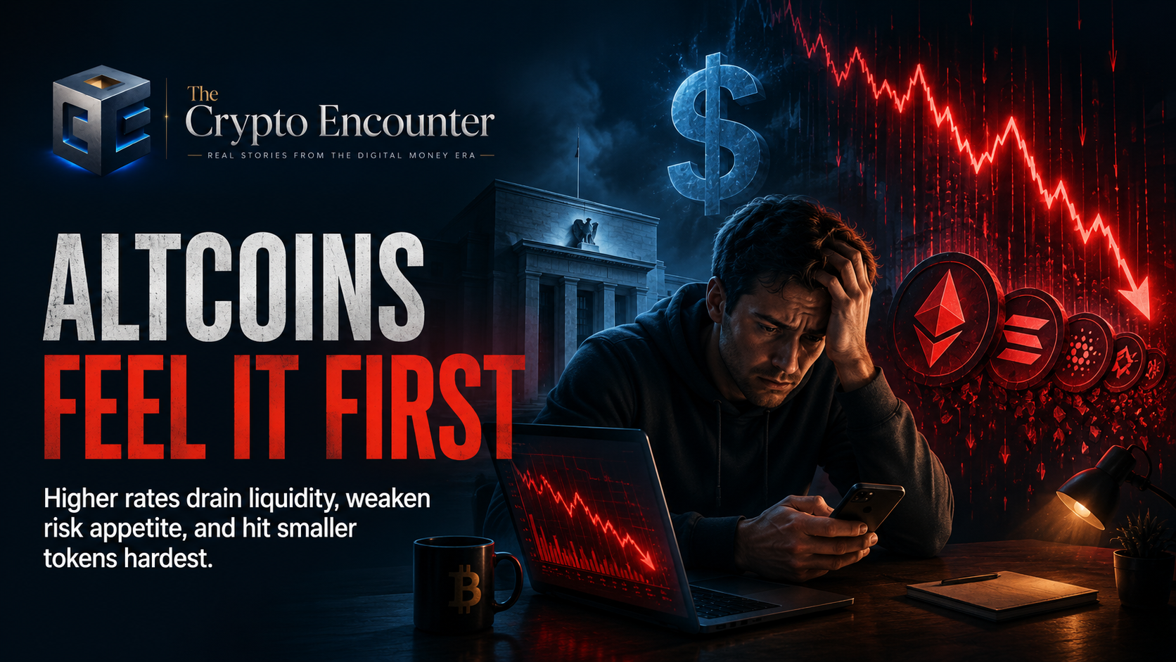 Why Altcoins Feel the Fed’s Pressure Faster Than Bitcoin