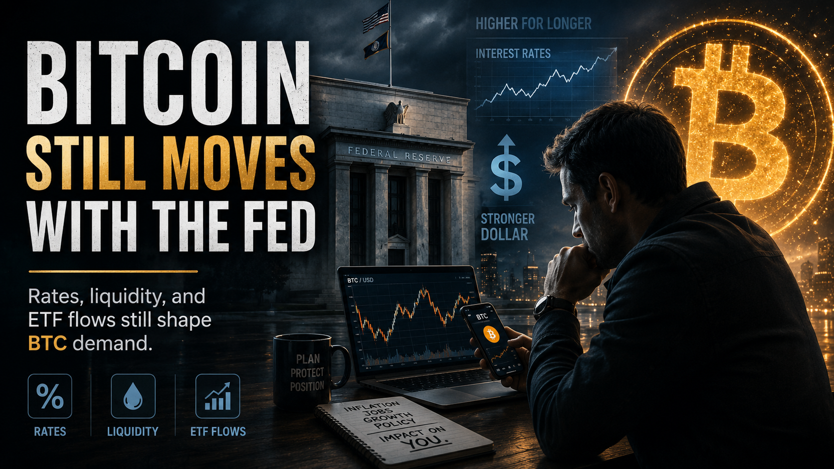 Why Bitcoin Moves With the Fed, When It Claims to Be Independent