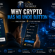 Illustration comparing reversible bank payments with irreversible blockchain transactions, explaining why crypto has no undo button.