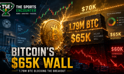 Bitcoin trapped between $60,000 downside risk and $70,000 upside bets as a 1.79 million BTC cost-basis cluster creates resistance near $65,000.