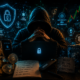 Paranoid Crypto Guardian in Neon Shadows