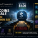 Stablecoin risks illustrated by a stablecoin holding a $1 peg while reserve, redemption, issuer, compliance, and payment access risks surround it.