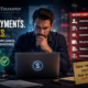 Stablecoin Compliance Trap for Small Businesses showing a business owner reviewing stablecoin payment risks, issuer controls, reserve uncertainty, redemption limits, wallet screening, and transaction monitoring.