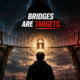 A lone crypto user faces a collapsing cross-chain bridge between locked and minted Bitcoin assets, illustrating why bridges concentrate value and attract hackers.