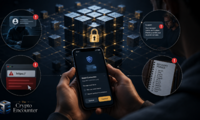 Crypto safety risks surrounding a user while the underlying blockchain remains technically secure