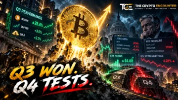 Bitcoin surging through a turbulent Q3 market as Wall Street stocks, gold, Treasury yields, ETF flows and U.S. jobs data converge around its Q4 outlook.